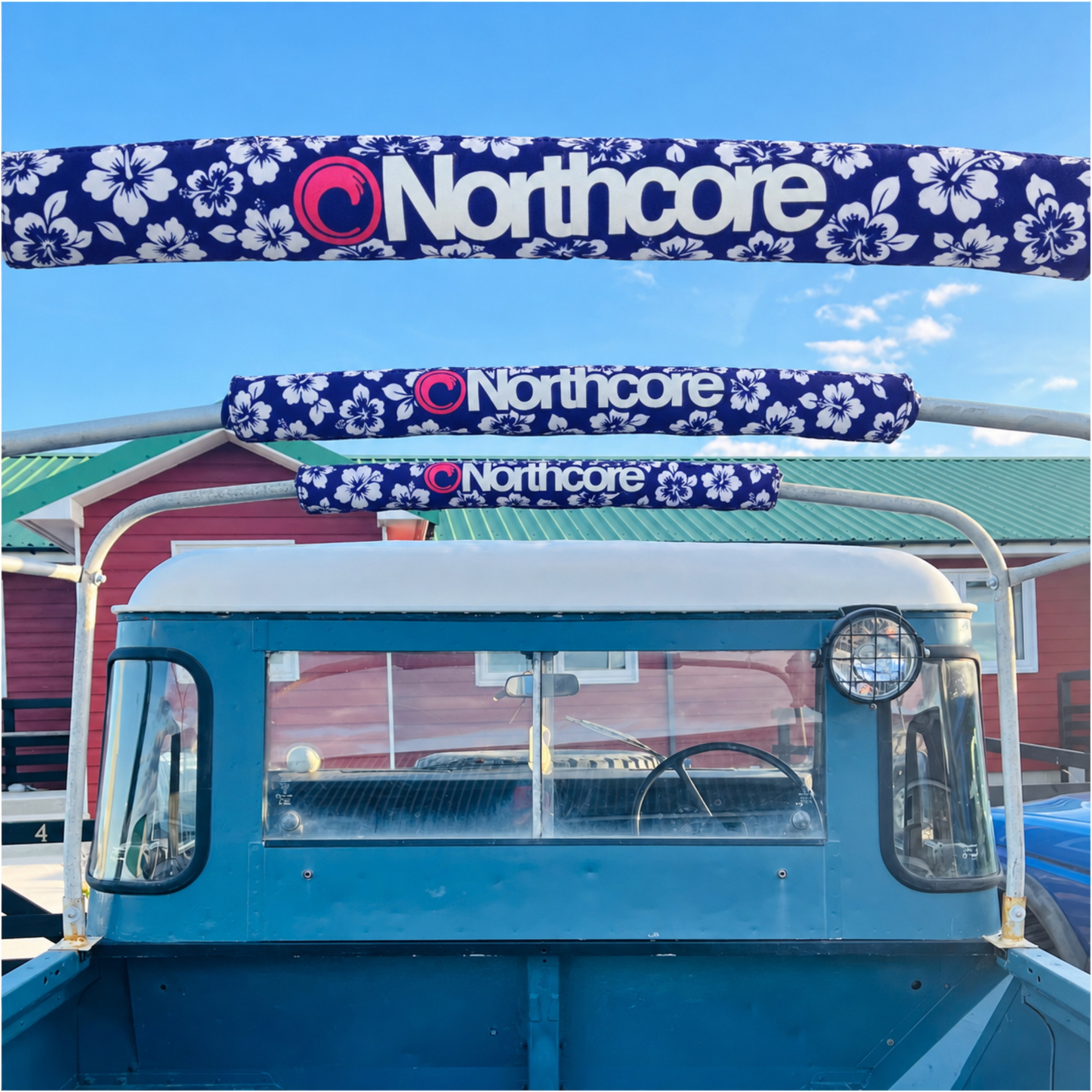 2026 Northcore Roof Rack Wide Load 72cm Pads NOCO21BA - Hibiscus